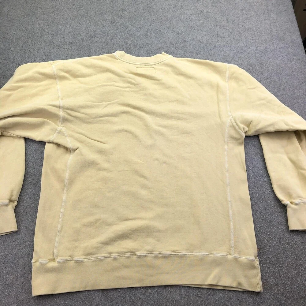 Vintage Illinois Fighting Illini Sweatshirt Mens Large Yellow JanSport Crewneck